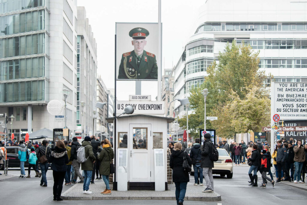 Carl Kruse Blog - closeup of Russian soldier at Checkpoint Charlie in Berlin